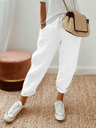 Marlowe | Tailored Casual Cotton Trousers