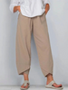 Penelope | Elegant Cotton Linen Ninth Pants