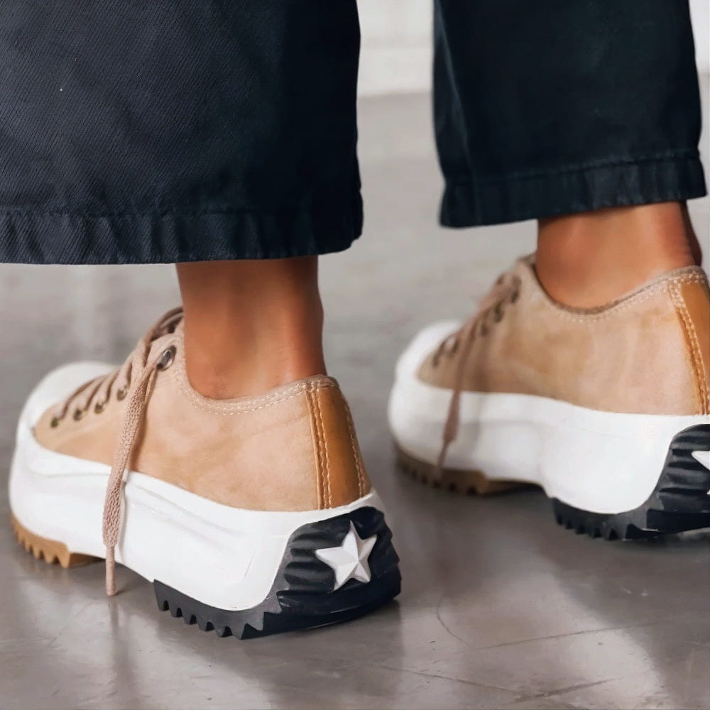 Tessa | Leather Platform Sneakers