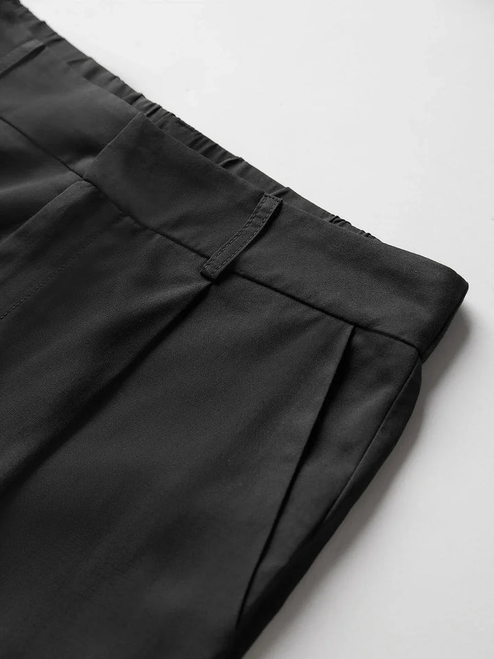 Nova | Oversized Pleat Front High-Waisted Trousers