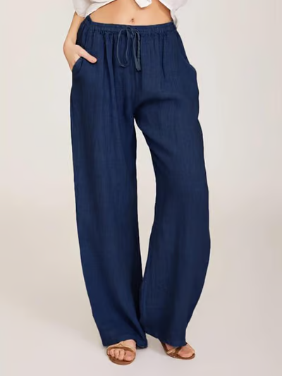 Sabine | Flowing Wide-Leg Linen Pants