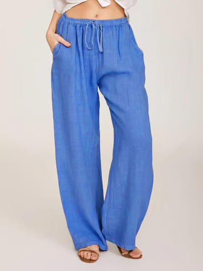 Sabine | Flowing Wide-Leg Linen Pants