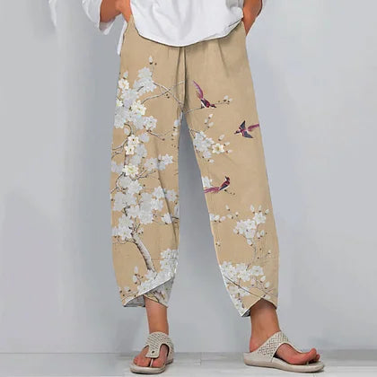 Cressida | Petal Print Relaxed Pants