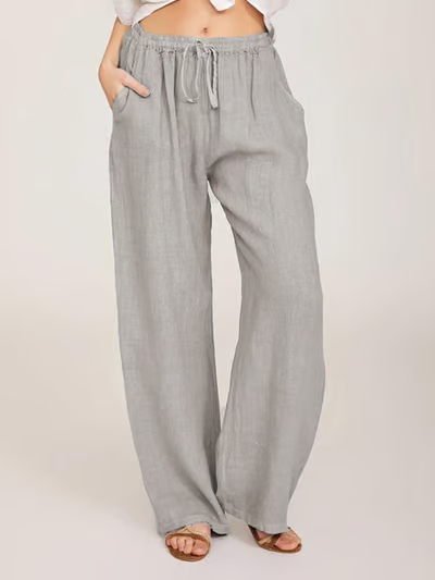 Sabine | Flowing Wide-Leg Linen Pants