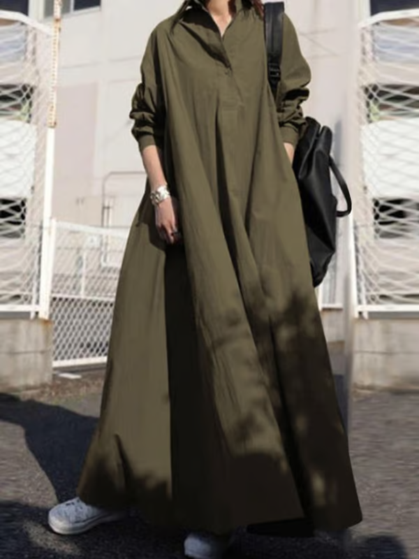 Odessa | Relaxed Minimalist Overshirt Dress