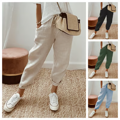 Marlowe | Tailored Casual Cotton Trousers