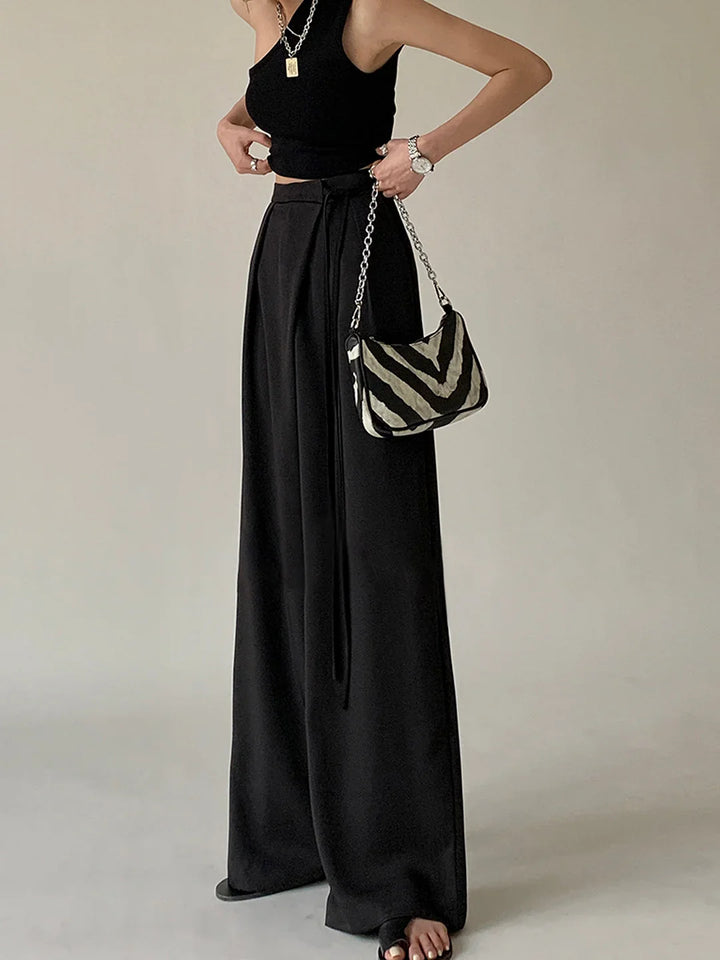 Allegra  | Tie Waist Flowy Wide Leg Pants