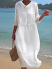 Maelis | Elegant Cotton & Linen Summer Midi