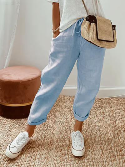 Marlowe | Tailored Casual Cotton Trousers