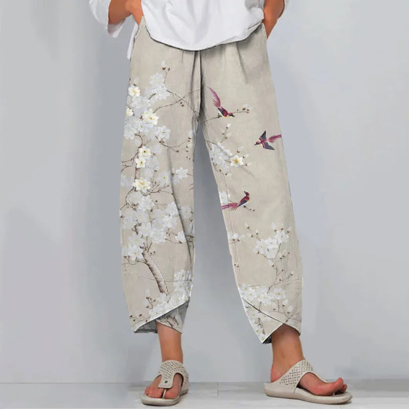 Cressida | Petal Print Relaxed Pants