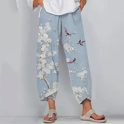 Cressida | Petal Print Relaxed Pants