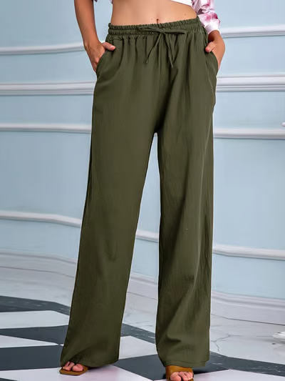 Sabine | Flowing Wide-Leg Linen Pants