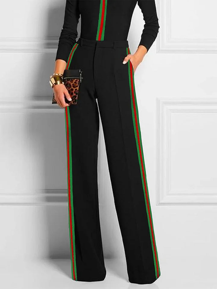 Odette | Slim-Fit Striped Pants